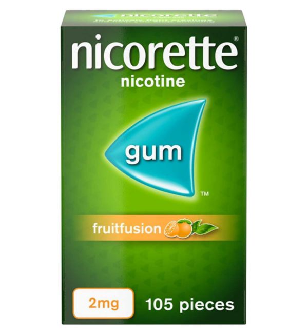 NICORETTE FRUITFUSION GUM 2MG (PACK OF 105)