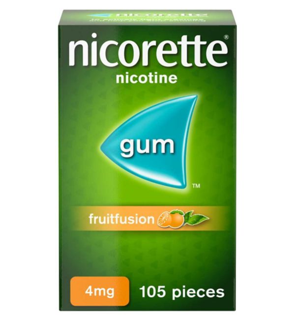 NICORETTE FRUITFUSION 4MG GUM (PACK OF 105)