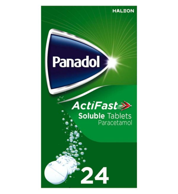 PANADOL ACTIFAST SOLUBLE (PACK OF 24)