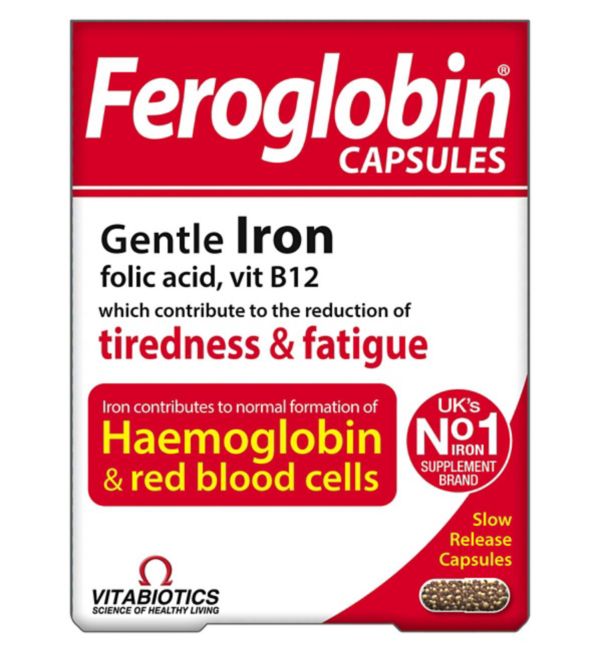 VITABIOTICS FEROGLOBIN B12 CAPS (PACK OF 30)