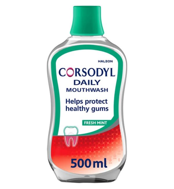 CORSODYL ALCOHOL FREE MINT MOUTHWASH (300ML)