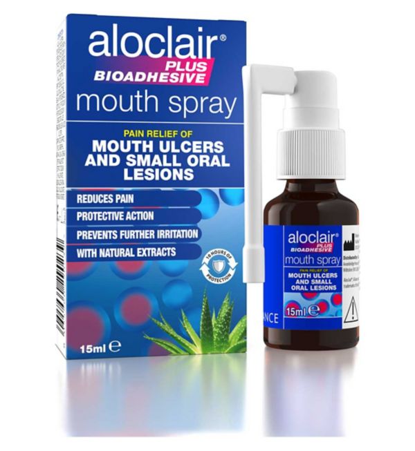 ALOCLAIR PLUS BIOADHESIVE ORAL SPRAY (15ML)