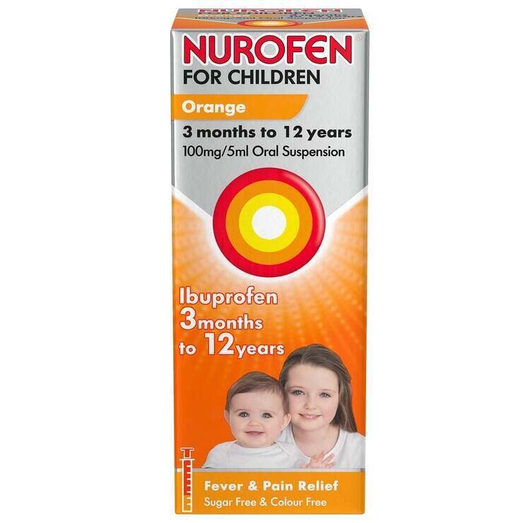 NUROFEN FOR CHILDREN ORANGE (100ML)