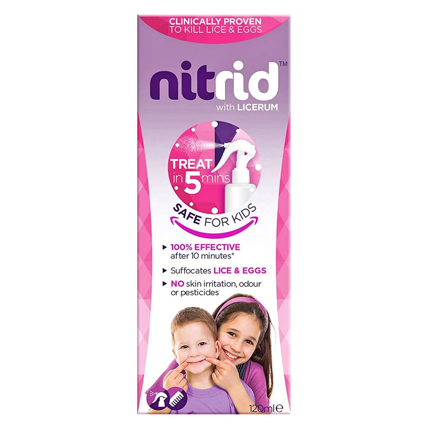 NITRID HEAD LICE TREATMENT (120ML)