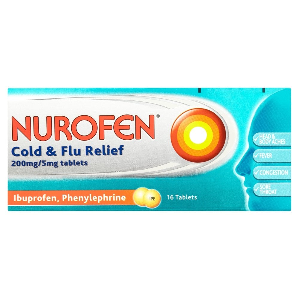 NUROFEN COLD & FLU RELIEF (PACK OF 16)