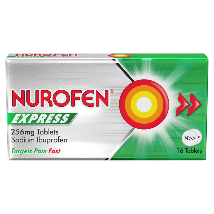 NUROFEN EXPRESS 256MG TABLETS (PACK OF 16)