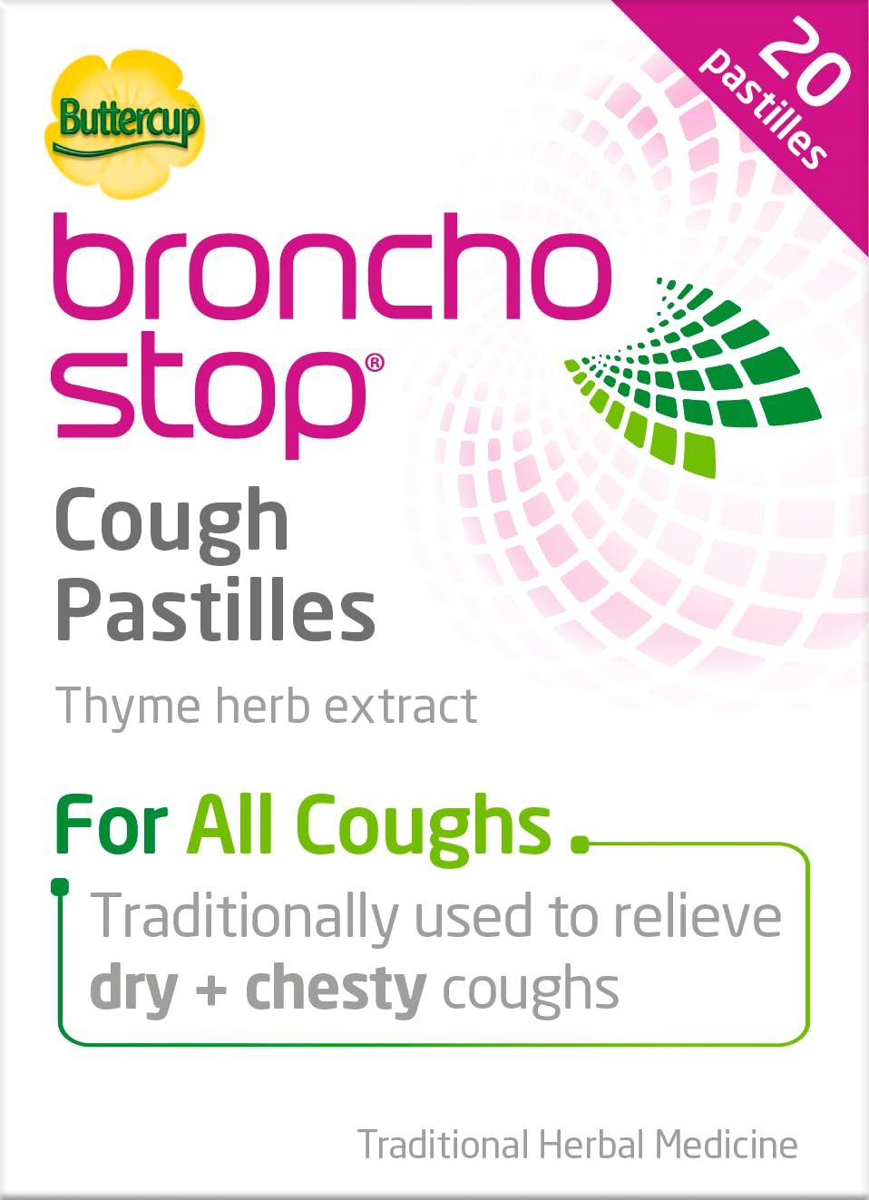 BUTTERCUP BRONCHOSTOP PASTILLES (PACK OF 20)