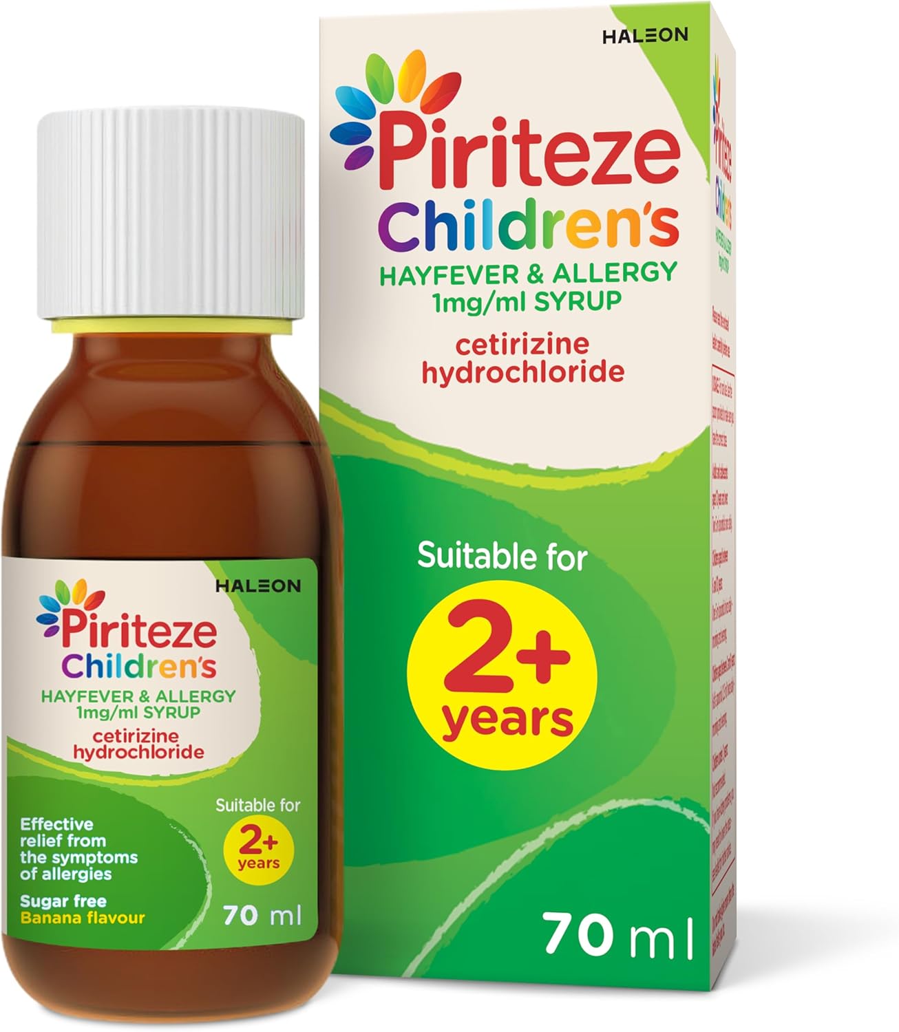 PIRITEZE ALLERGY RELIEF SYRUP 2+