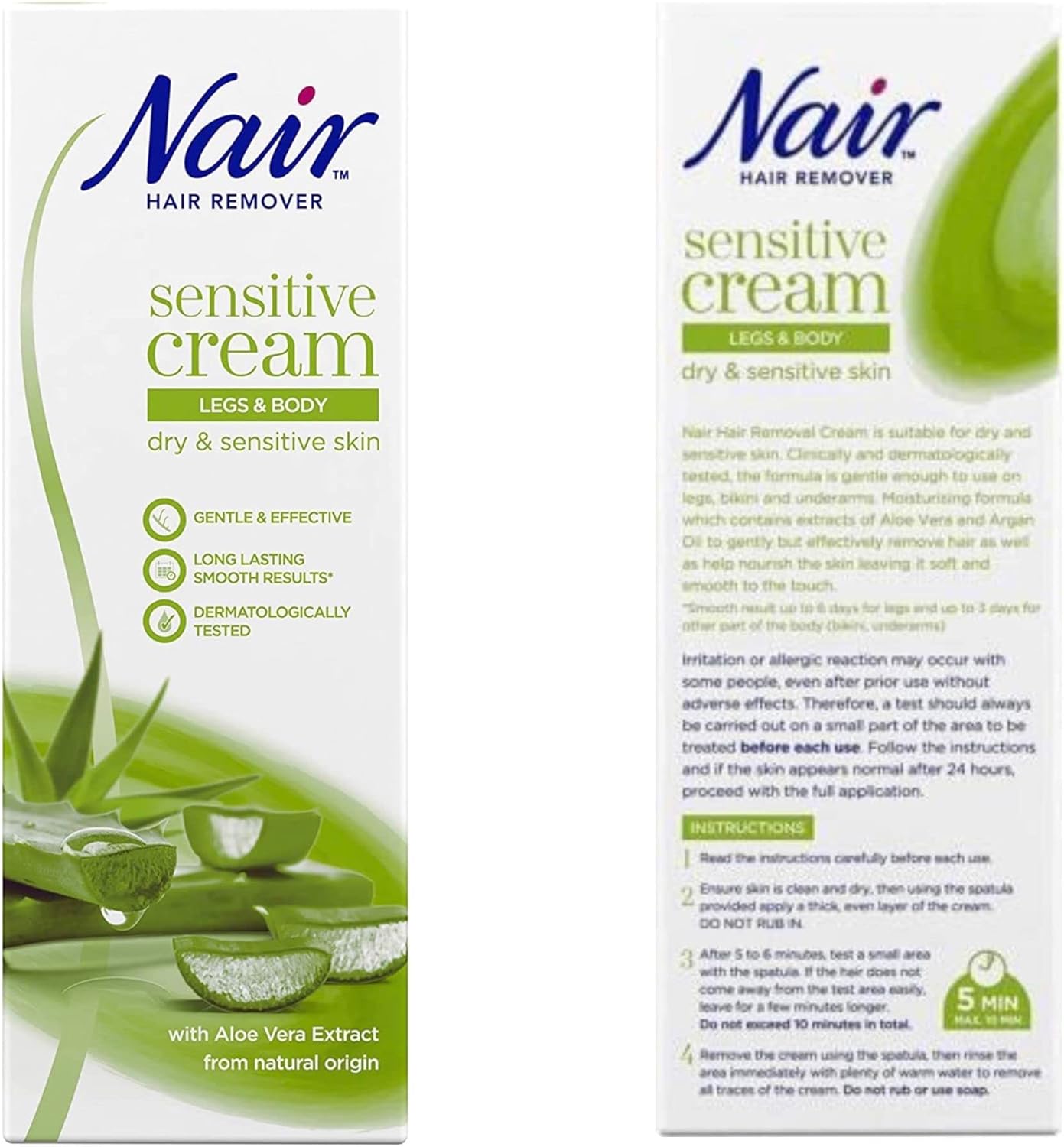NAIR SENSITIVE ALOE VERA CREAM 100ML