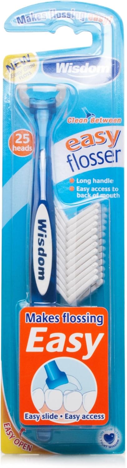 WISDOM EASY FLOSS DAILY FLOSSER+25 HEAD (1 PACK)