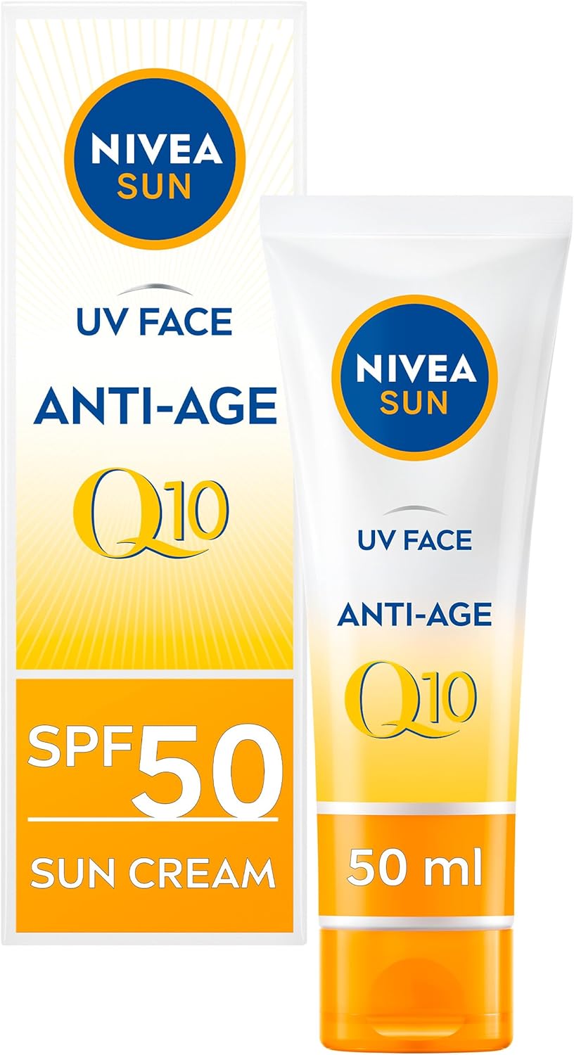 NIVEA SUN FACE CREAM Q10ANTI-AGE SPF50