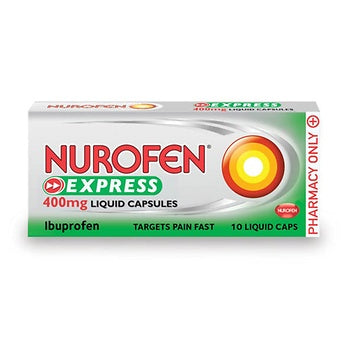 NUROFEN EXPRESS 400MG CAPSULES (PACK OF 10)