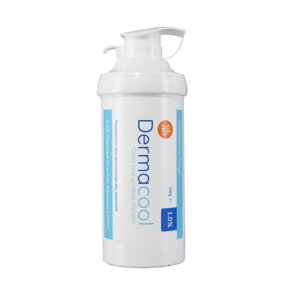 DERMACOOL MENTHOL IN AQUEOUS POT 1% (500G)
