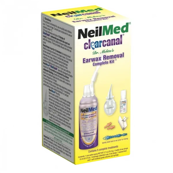 NEILMED CLEAR CANAL EAR WAX REMOVAL KIT