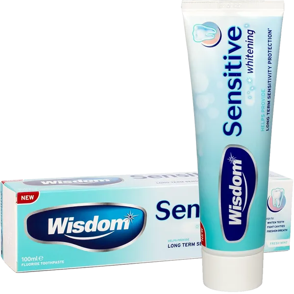 WISDOM SENSITIVE + WHITENING TOOTHPASTE (100ML)