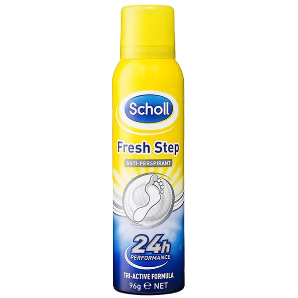 SCHOLL FRESH STEP ANTI-PERSP FOOT SPRAY (150ML)
