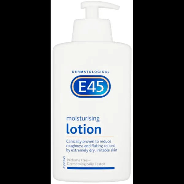 E45 MOISTURISING LOTION PUMP (500ML)