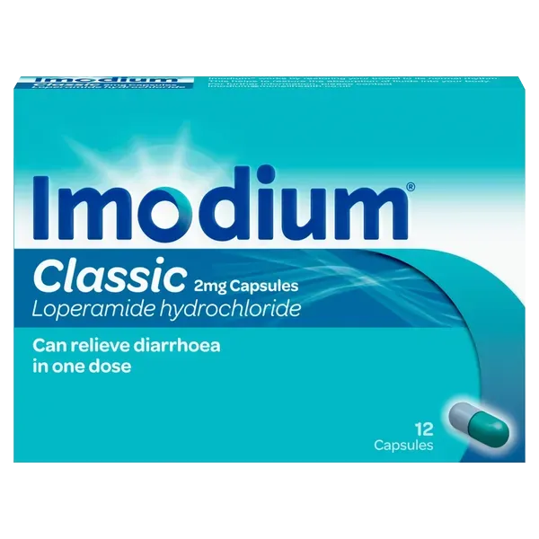 IMODIUM CLASSIC CAPSULES 2MG (PACK OF 12)