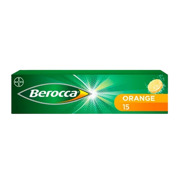 BEROCCA ORANGE TAEF TUBE 15 GB (15 TABLETS)