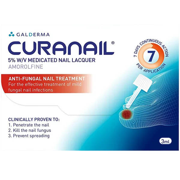 CURANAIL 5% W/V MEDICATED NAIL LAQUER (3ML)