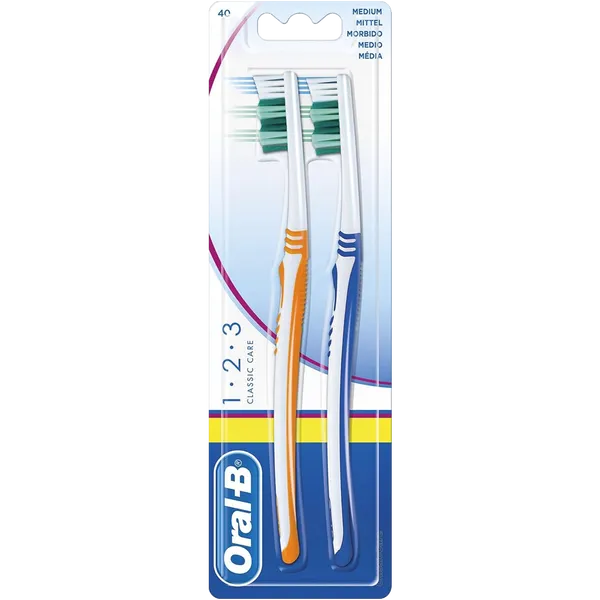ORAL B T/BRUSH CLASSIC CARE TWIN PACK