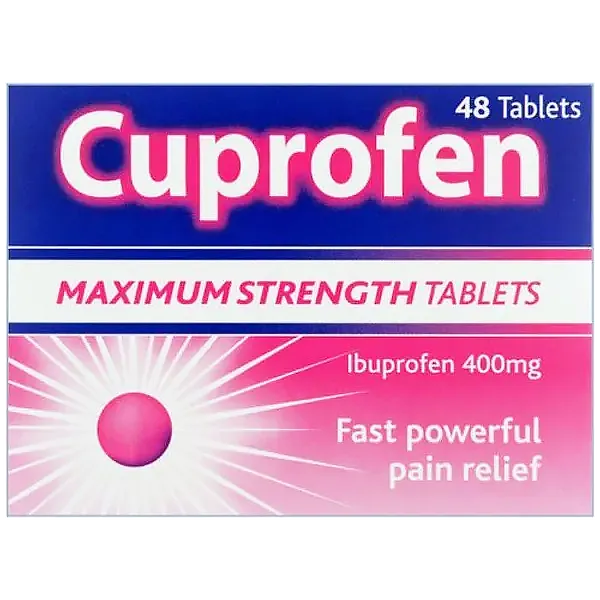 CUPROFEN MAXIMUM STRENGTH TAB 400MG (PACK OF 48)