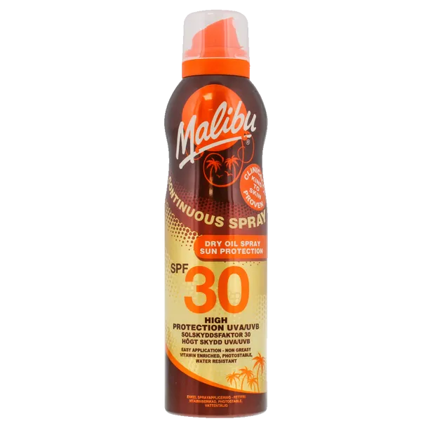 MALIBU SUNCARE SPF 30 DRY OIL SPRAY