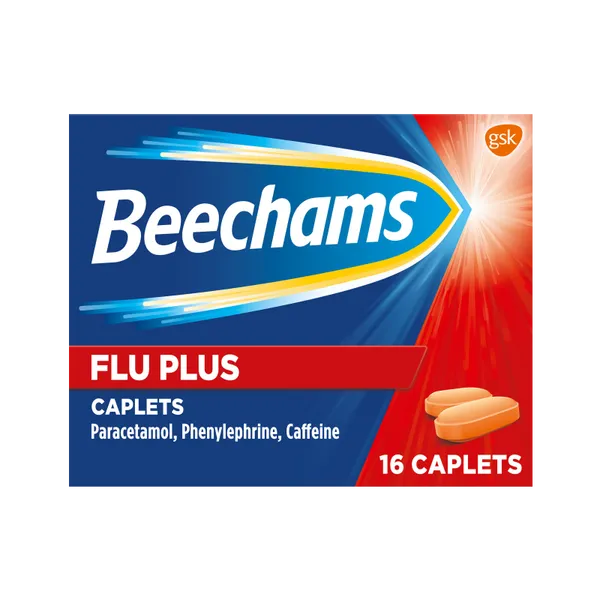 BEECHAMS FLU PLUS CAPLETS (PACK OF 16)