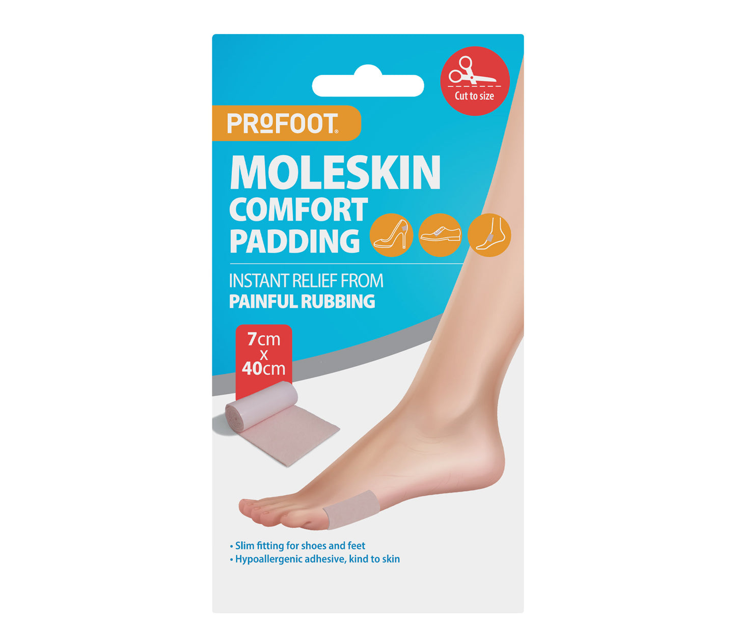 PROFOOT MOLESKIN ROLL (7CMX4OCM)