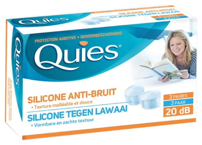 QUIES MAXI SILICONE ADULT (3 PAIRS)