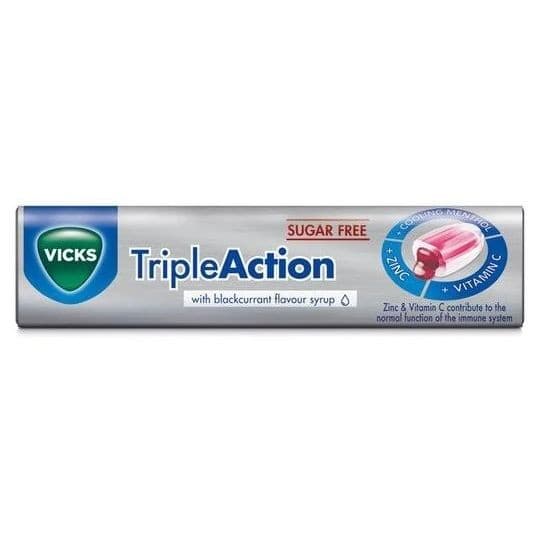 VICKS VAPODROPS TRIPLE ACTION LOZENGERS (PACK OF 42)