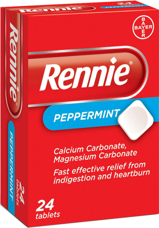 RENNIE DIGESTIF TAB PEPPERMINT (PACK OF 24)