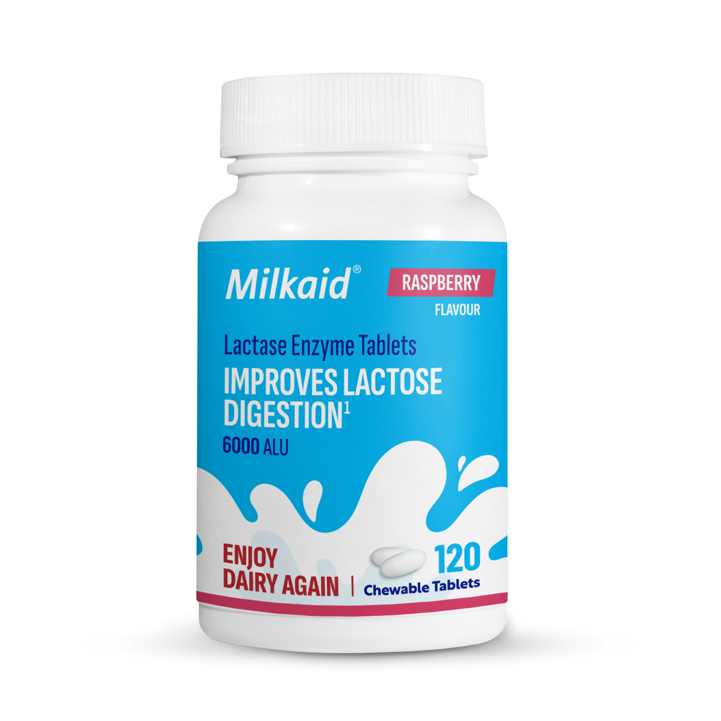 MILKAID LACTASE ENZYME TABLETS (120)