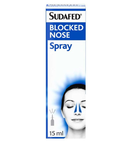 SUDAFED BLOCKED NOSE SPRAY (15ML)