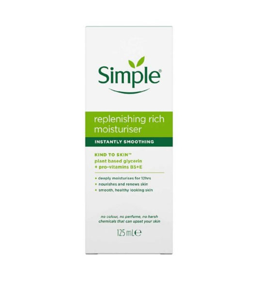SIMPLE REPLENISHING RICH MOISTURISER (125ML)