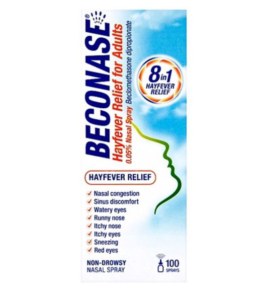 BECONASE HAYFEVER RELIEF FOR ADULTS (100 DOSE)