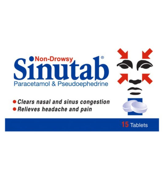 SINUTAB NON DROWSY TABLETS (PACK OF 15)