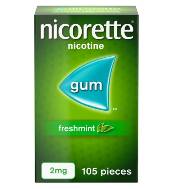 NICORETTE FRESHMINT GUM 2MG (PACK OF 105)