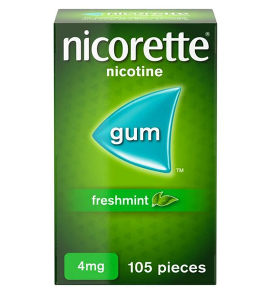 NICORETTE FRESHMINT GUM 4MG (PACK OF 105)
