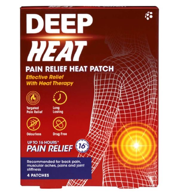 DEEP HEAT PATCH FOR BACK PAIN (PACK OF 2)