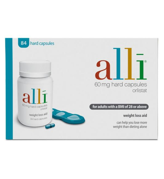 ALLI CAPSULES 60MG (84 CAPSULES)