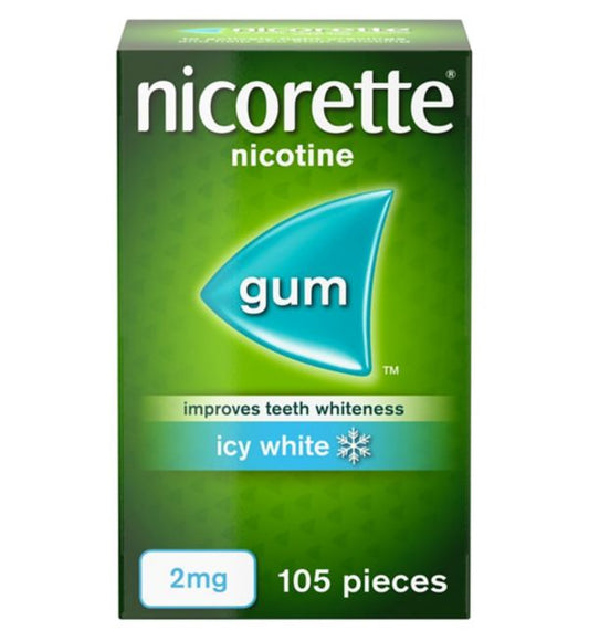 NICORETTE ICY WHITE GUM 2MG (PACK OF 105)