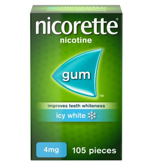 NICORETTE ICY WHITE GUM 4MG (PACK OF 105)