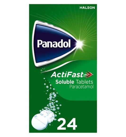PANADOL ACTIFAST SOLUBLE (PACK OF 24)