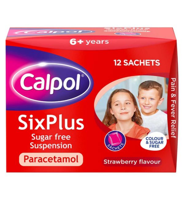 CALPOL SIX PLUS SACHETS S/F (PACK OF 12)