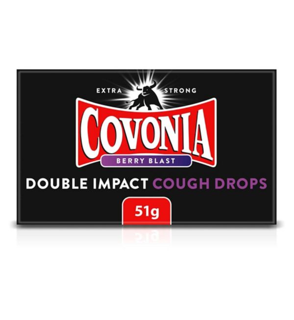 COVONIA DOUBLE IMPACT DROPS BERRY BLAST (51G)