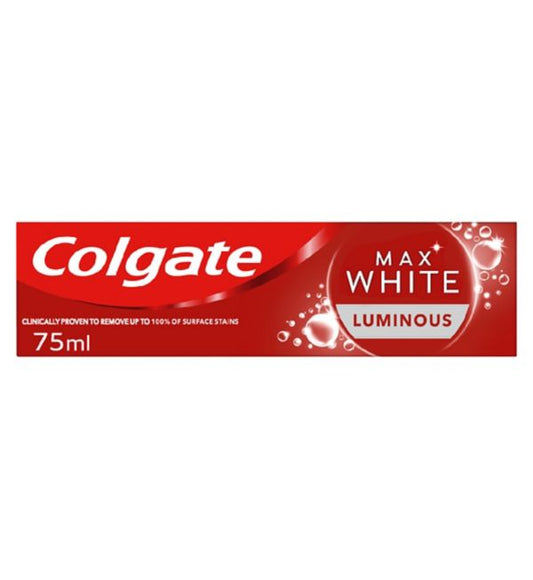 COLGATE TOOTHPASTE MAX WHITE LUMINOUS (75ML)