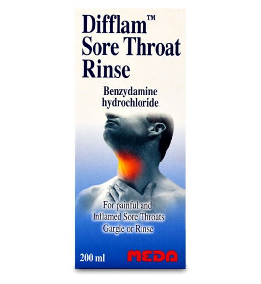 DIFFLAM SORE THROAT RINSE (200ML)