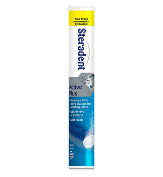 STERADENT ACTIVE PLUS (PACK OF 30)