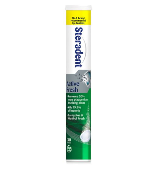 STERADENT ACTIVE FRESH (PACK OF 30)
